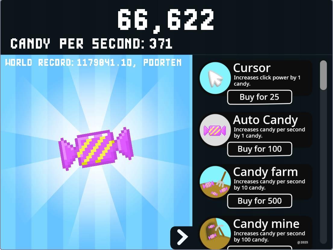 Candy Clicker - From One Sweet to a Billion-Dollar Sugar Empire